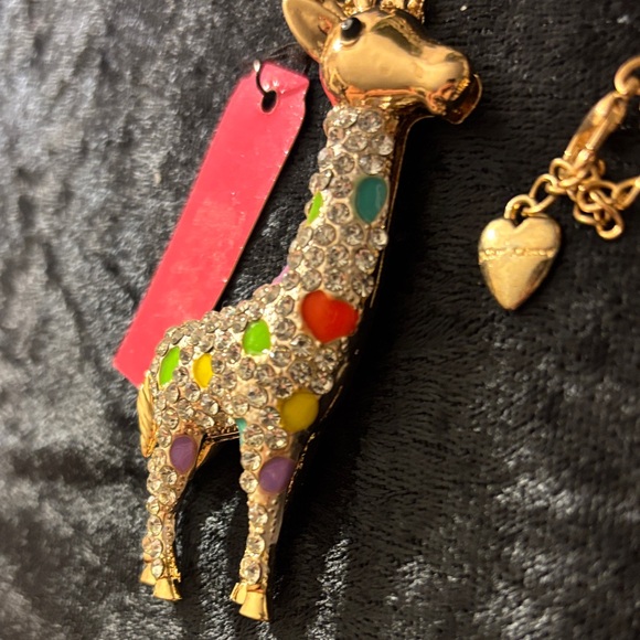Betsey Johnson Multicolor Giraffe Necklace NWT - Picture 5 of 8